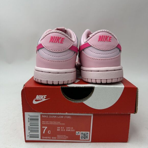 Nike Shoes Dunk Low TD “Triple Pink/Barbie” 2023 - Picture 4 of 5